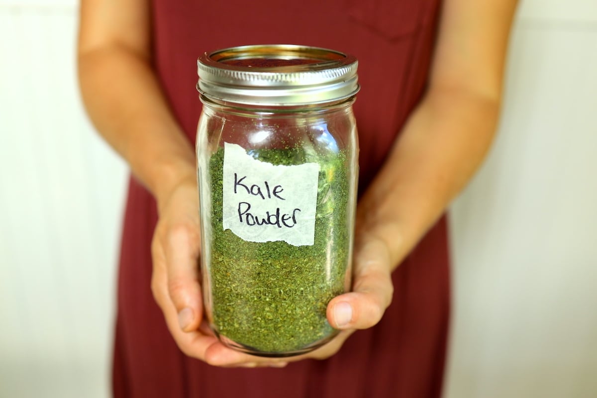 make kale powder