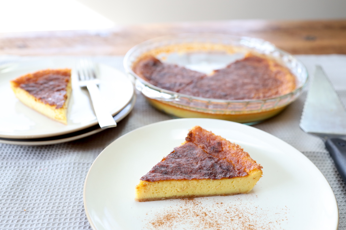 easy crustless custard