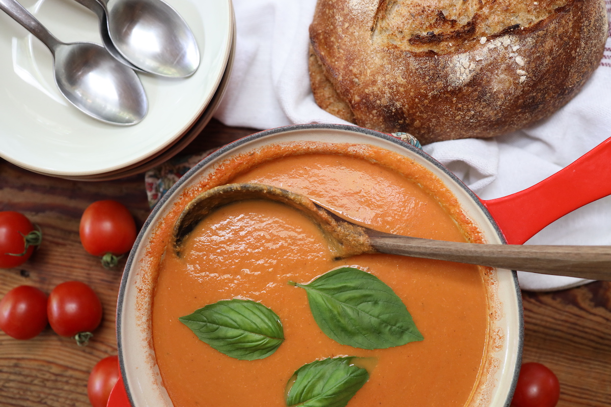 creamy roasted tomato