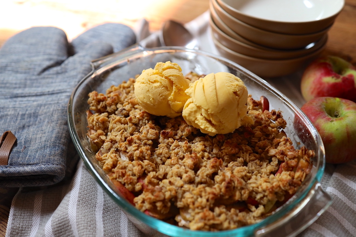apple crumble oats