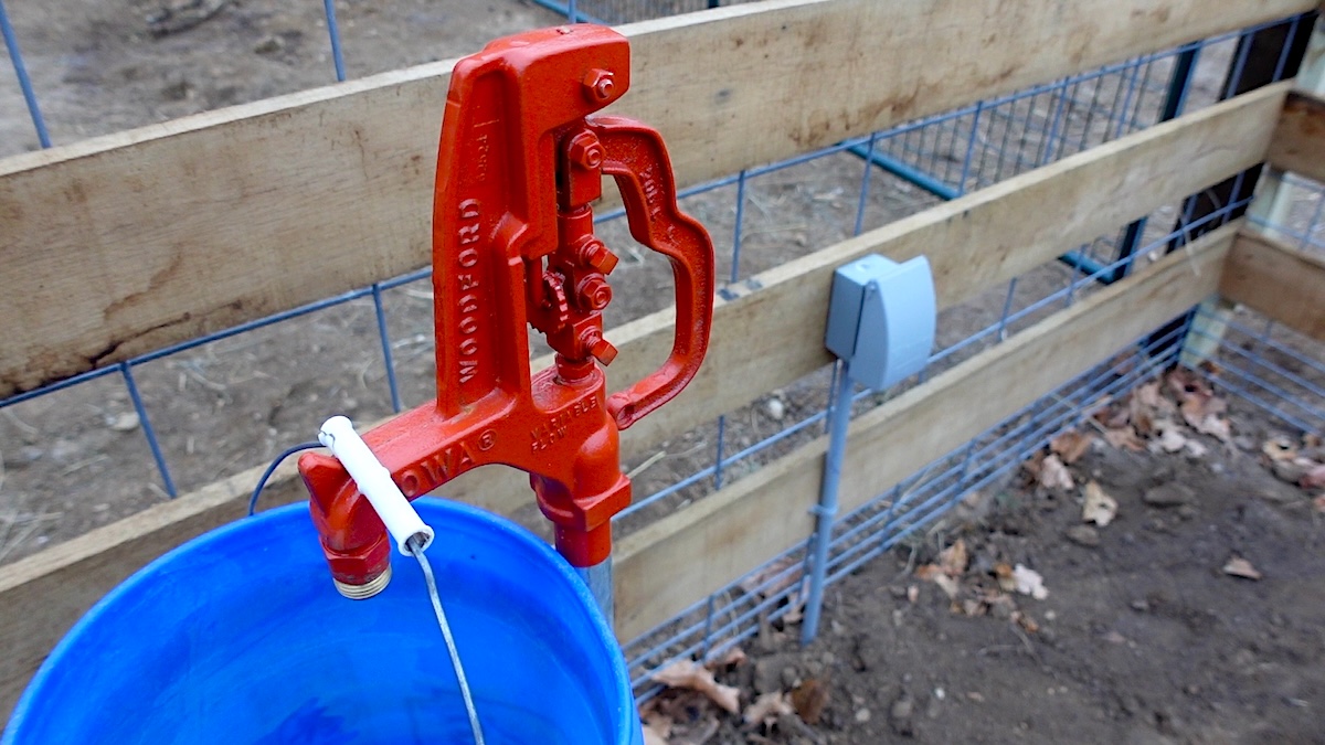 yard hydrant install