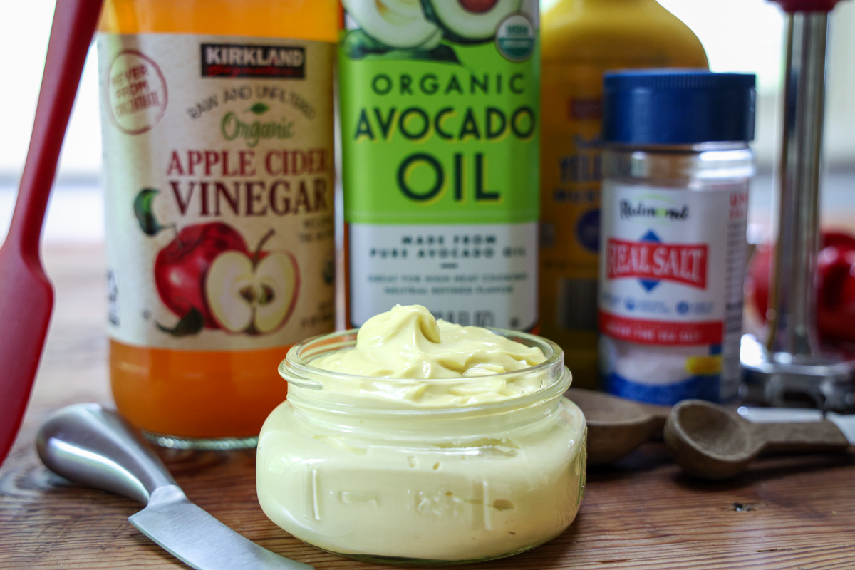 homemade mayo avocado